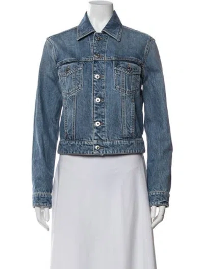 Pre-owned Bottega Veneta Denim Jacket In Blue