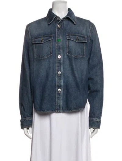 Pre-owned Bottega Veneta Denim Jacket In Blue