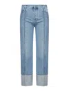 Bottega Veneta Curved Shape Light Bleached Denim