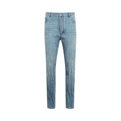 Pre-owned Bottega Veneta Denim Jeans 'light Blue' | Men's Size 54