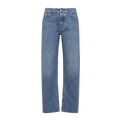 Bottega Veneta Denim Jeans Men In Blue