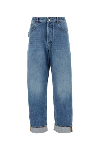 Bottega Veneta Denim Jeans In Midblue