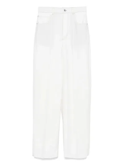 BOTTEGA VENETA DENIM OVERSIZE FIT TROUSERS