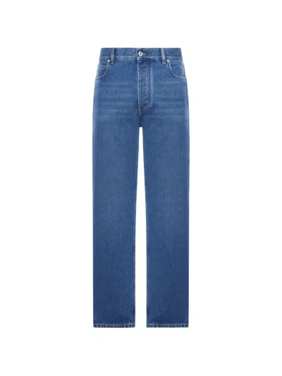 Bottega Veneta Denim Pants In Blue
