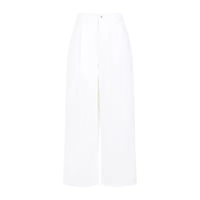 Bottega Veneta Denim Pants Clothing In White