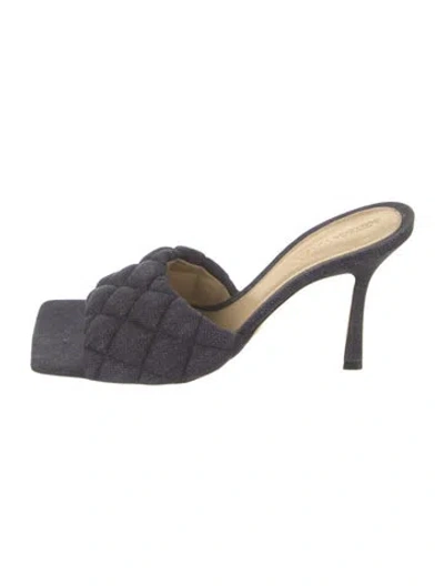 Pre-owned Bottega Veneta Denim Sandals In Blue