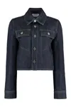 Bottega Veneta Denim Shirt In Black