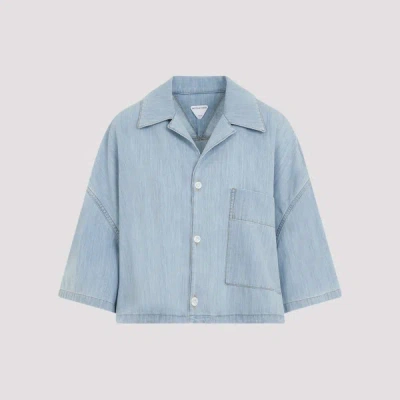 Bottega Veneta Denim Shirt 40 In Light Blue