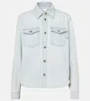 Bottega Veneta Denim Shirt In Blue
