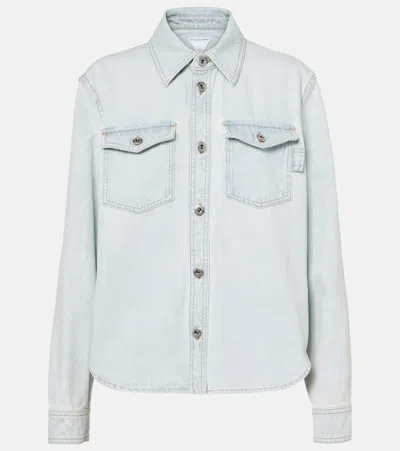 Bottega Veneta Denim Shirt In Blue
