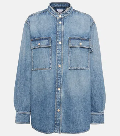 Bottega Veneta Denim Shirt In Blue