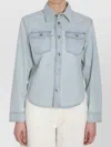 Bottega Veneta Denim Shirt In Blue