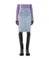 Bottega Veneta Denim Skirt In Blue