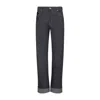 Bottega Veneta Denim Trousers Men In Blue