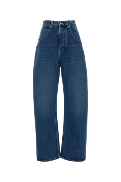 Bottega Veneta Denim Wide-leg Jeans In Blue