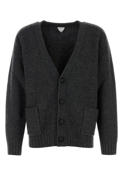 Bottega Veneta Dett Cardigan In Gray
