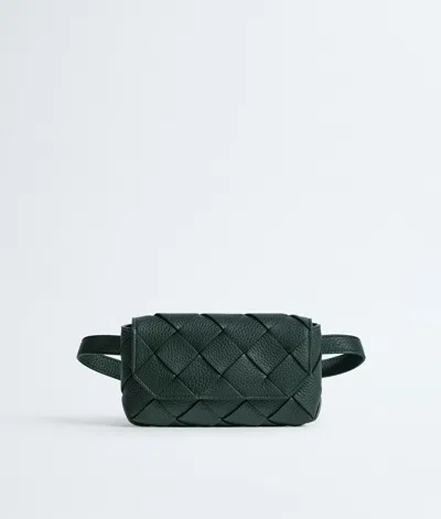 Bottega Veneta Diago Belt Bag In Green
