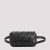 Bottega Veneta Diago Intrecciato Leather Belt Bag In Black