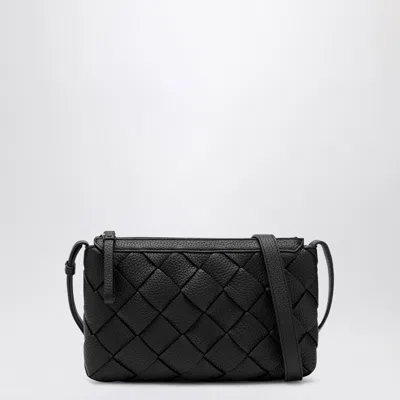 Bottega Veneta Diago Black Zip Messenger Bag