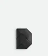Bottega Veneta Diago Folded Card Case In Black