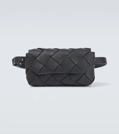 Bottega Veneta Diago Intreccio Leather Belt Bag In Purple