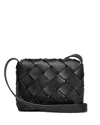 Bottega Veneta Diago Intreccio Leather Crossbody Bag In Nero