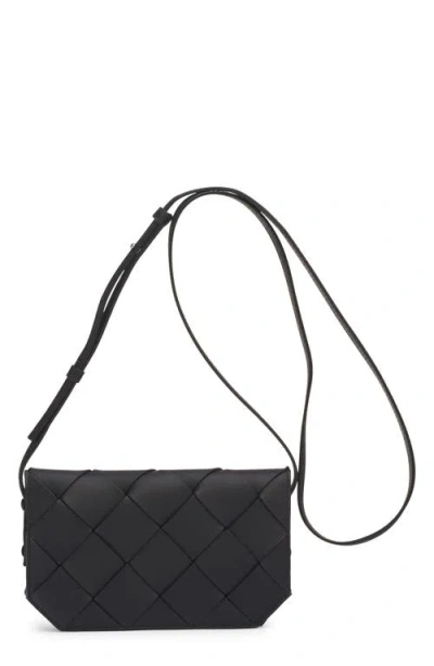 Bottega Veneta Diago Intreccio Leather Crossbody Phone Pouch