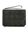 Bottega Veneta Grosse Diago Pouch In Black