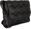 Bottega Veneta Diago Leather Crossbody Bag In Black