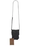 Bottega Veneta Diago Vertical Bicolor Phone Pouch In Black & Pinec Si