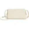 Bottega Veneta Discoteca Intrecciato Leather Crossbody Pouch In Neutral