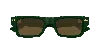 Bottega Veneta Dizzy Square Sunglasses In Green
