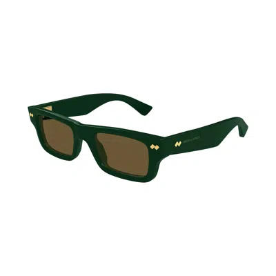 Pre-owned Bottega Veneta Dizzy Square Sunglasses 'green/brown' | Men's Size Onesize