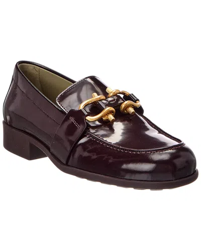 Bottega Veneta Monsieur Leather Loafer In Burgundy