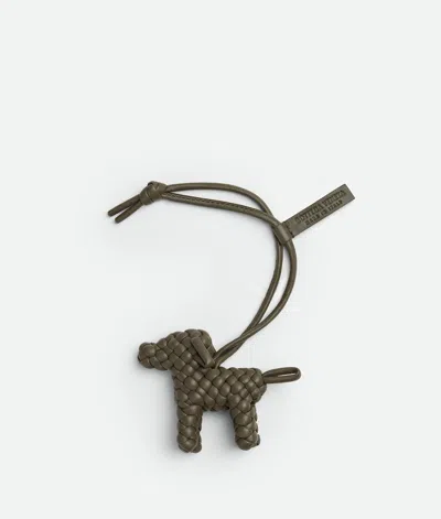 Bottega Veneta Dog Charm In Brown