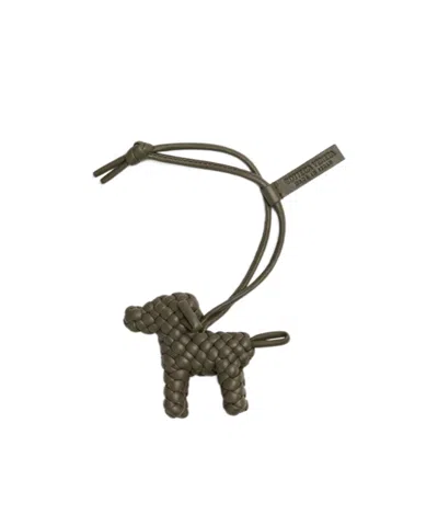 Bottega Veneta Dog Charm In Green