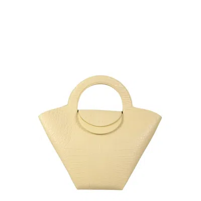 Bottega Veneta Doll Tophandle Tote Bag In Yellow