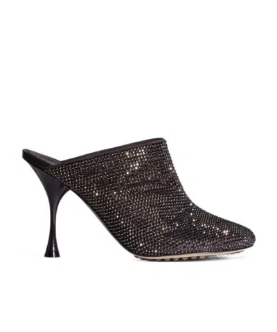 BOTTEGA VENETA BOTTEGA VENETA DOT SOCK EMBELLISHED MULES