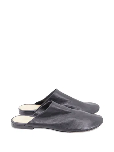 Pre-owned Bottega Veneta Dot Sock Mules In Black