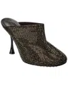 Bottega Veneta Sparkle Dot Sock In Brown