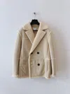Bottega Veneta Double-breasted Casual Jacket In Nude