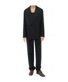Bottega Veneta Double-breasted Wool Blazer In Black