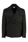 Bottega Veneta Men's Double-breasted Wool Coat