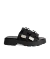 Bottega Veneta Sandali Flash In Black