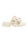 Bottega Veneta Slippers And Clogs Fabric Beige Rope In Nude