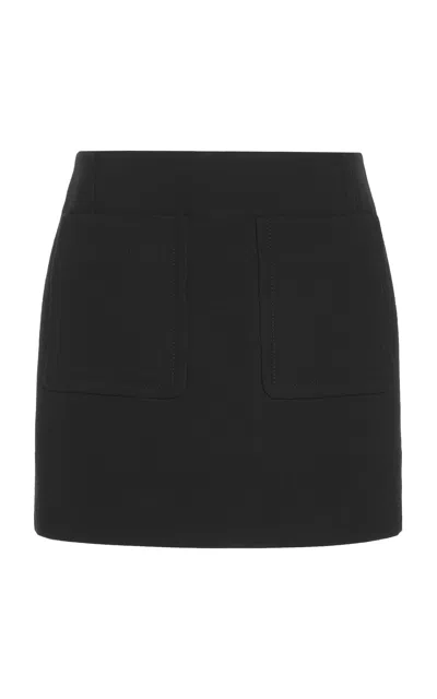 Bottega Veneta Front-pockets Mini Pencil Skirt In Black