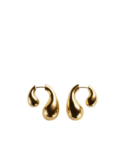Bottega Veneta Womens Yellow Gold Drop 18ct Yellow Gold-plated Sterling-silver Earrings