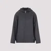 Bottega Veneta Double Face Wool Blouson In Gray