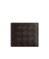 Bottega Veneta Intrecciato Bi-fold Wallet With Coin Purse In Fudge Color/tan Color