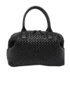 Bottega Veneta Double Handle And One Shoulder Bag In Black